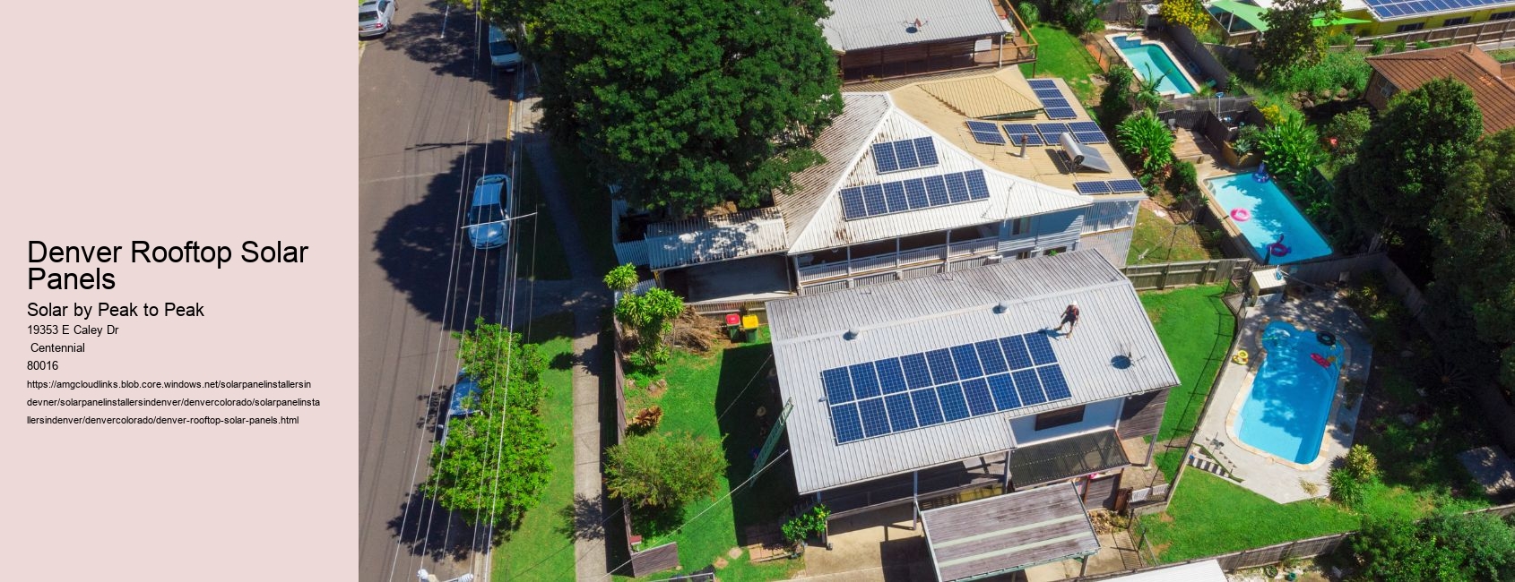 Denver Rooftop Solar Panels