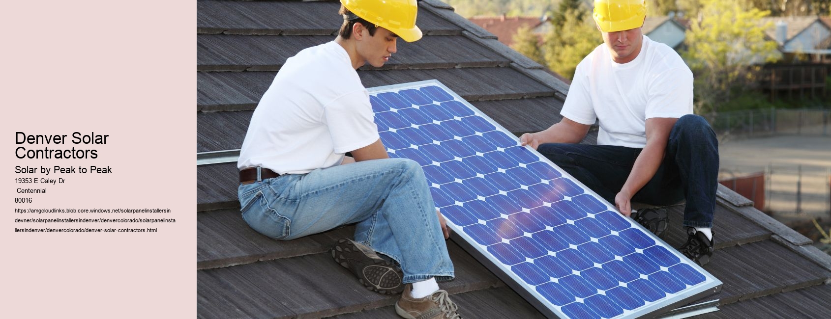 Denver Solar Contractors 