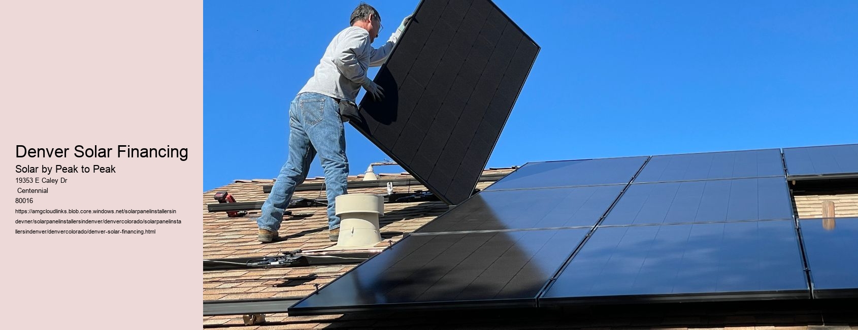 Denver Solar Financing 